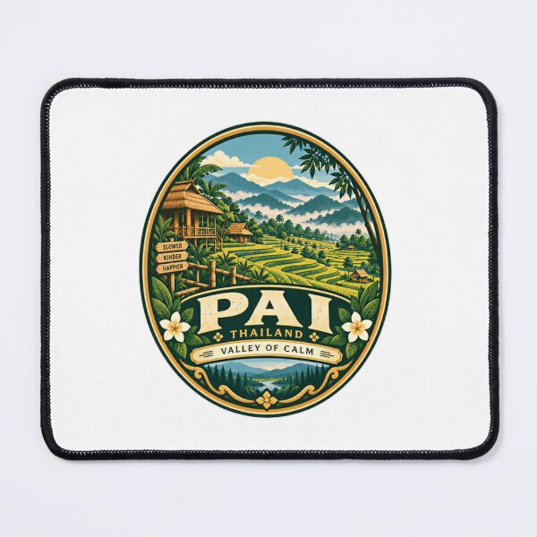 Item preview, Pai Thailand Valley Of Calm Slower Kinder Happier Travel Destination designed and sold by Simsimah26Parks.