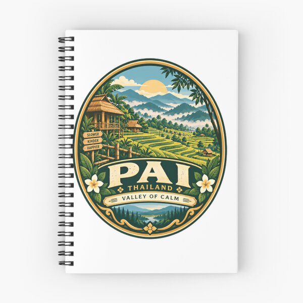 Item preview, Pai Thailand Valley Of Calm Slower Kinder Happier Travel Destination designed and sold by Simsimah26Parks.
