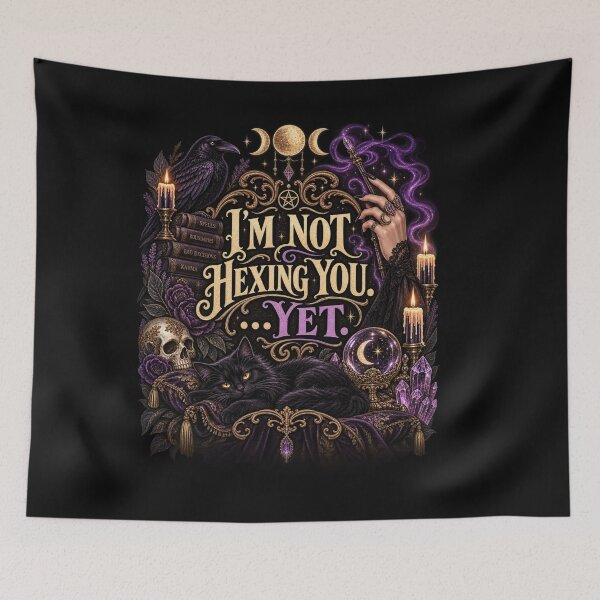 Item preview, I'm Not Hexing You...Yet. designed and sold by Velthorne Threads.