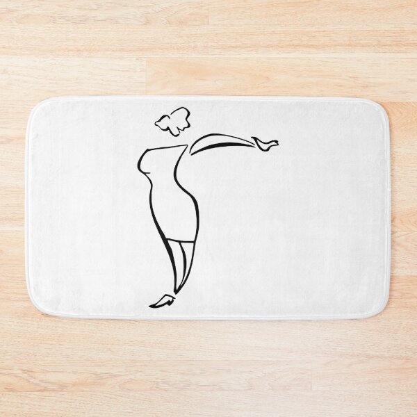 Item preview, Woman Reaching Minimalist Fine Line Gesture Graphic designed and sold by Offbeattwang.