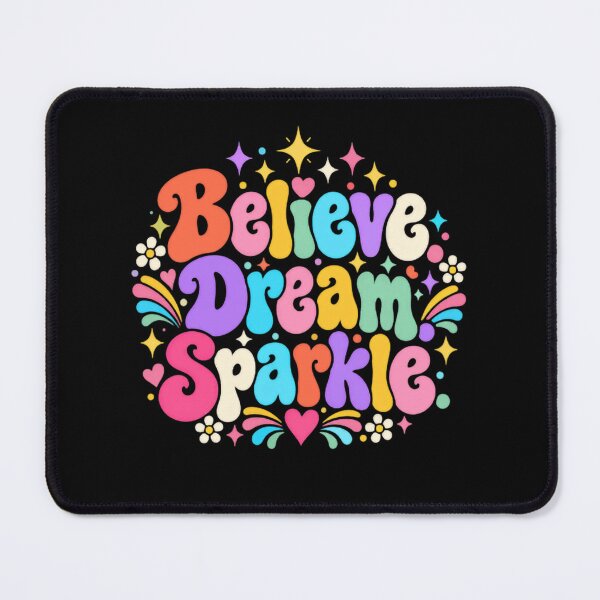 Item preview, Believe Dream Sparkle Inspirational Positive Uplifting Women Empowerment designed and sold by JonesFlora2025.