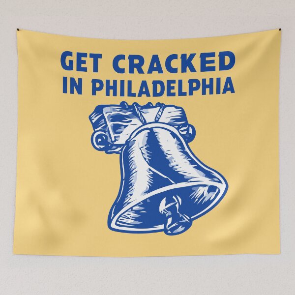 Item preview, Get Cracked in Philadelphia – Liberty Bell Humor & Philly Pride designed and sold by Designart68.