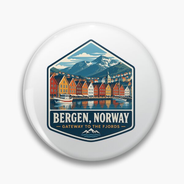 Item preview, Bergen, Norway Gateway To The Fjords Travel Souvenir Vacation designed and sold by Simsimah26Parks.