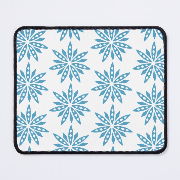 Item preview, Detailed Blue Geometric Snowflake designed and sold by Panna Limon Store.