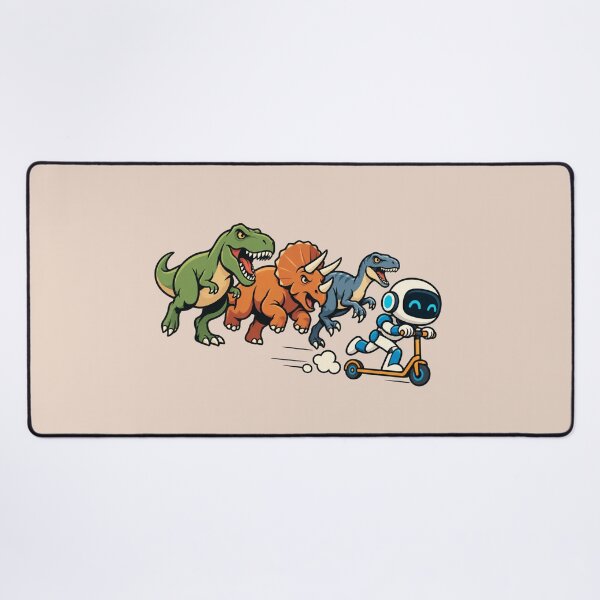 Item preview, Robot on the Run – Dinosaur Chase designed and sold by HOUSE OF TIST.