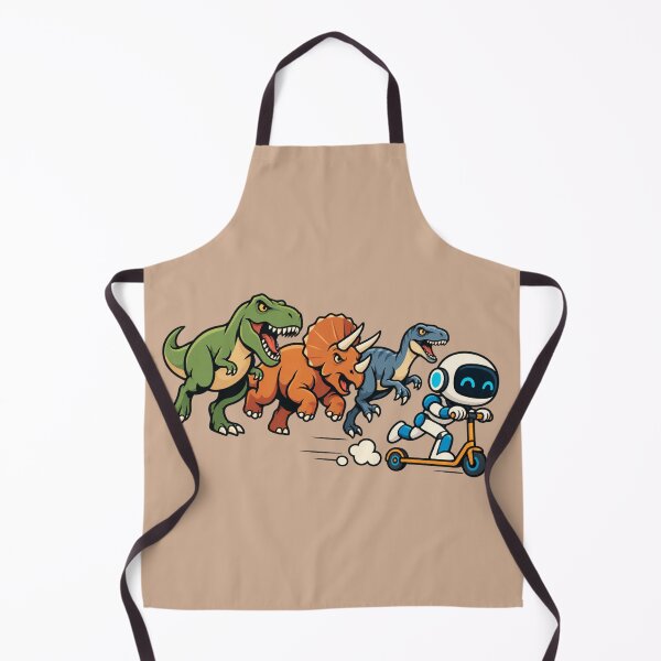 Item preview, Robot on the Run – Dinosaur Chase designed and sold by HOUSE OF TIST.