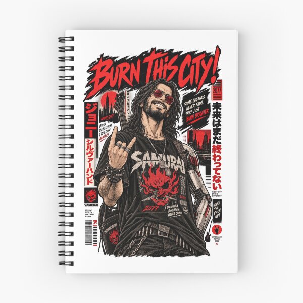 Item preview, Burn This City Samurai 2077 designed and sold by Gabriela Mihai.