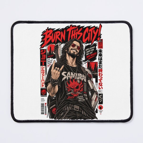 Item preview, Burn This City Samurai 2077 designed and sold by Gabriela Mihai.