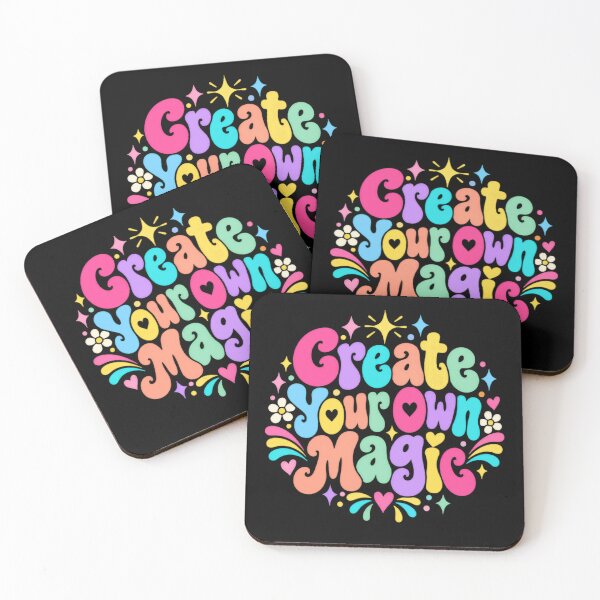 Item preview, Create Your Own Magic Inspirational Quote Positive Mindset Empowerment designed and sold by JonesFlora2025.
