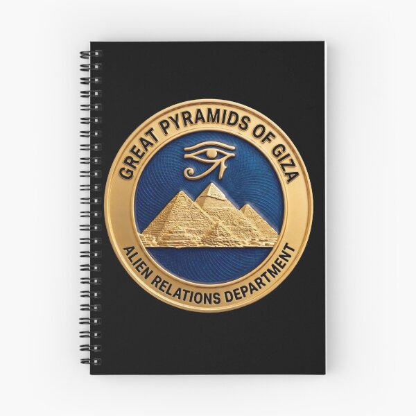 Item preview, Great Pyramids Alien Relations Dept - Employee of the Month Fake Badge designed and sold by RogueSquirrels.