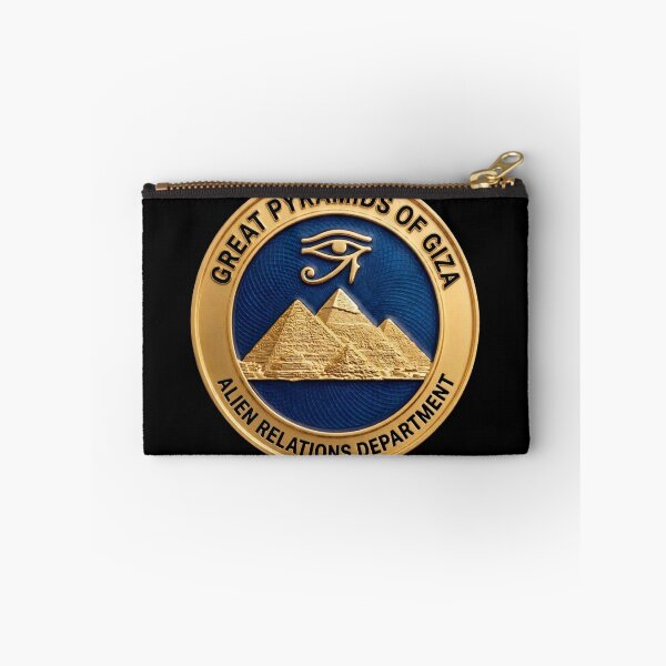 Item preview, Great Pyramids Alien Relations Dept - Employee of the Month Fake Badge designed and sold by RogueSquirrels.