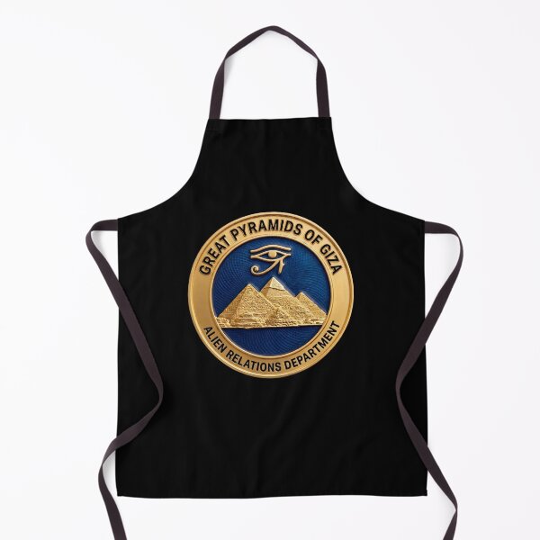 Item preview, Great Pyramids Alien Relations Dept - Employee of the Month Fake Badge designed and sold by RogueSquirrels.