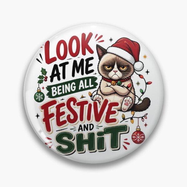 Item preview, Festive Grump Cat designed and sold by EdicrisR.