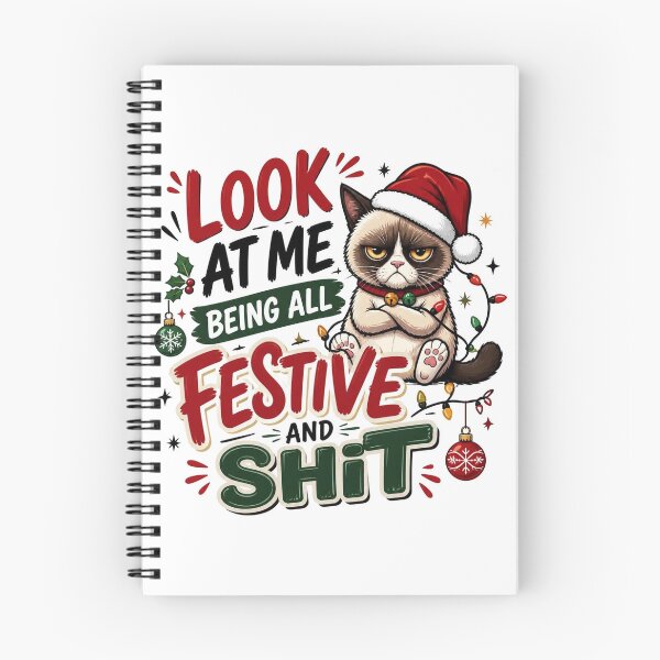 Item preview, Festive Grump Cat designed and sold by EdicrisR.