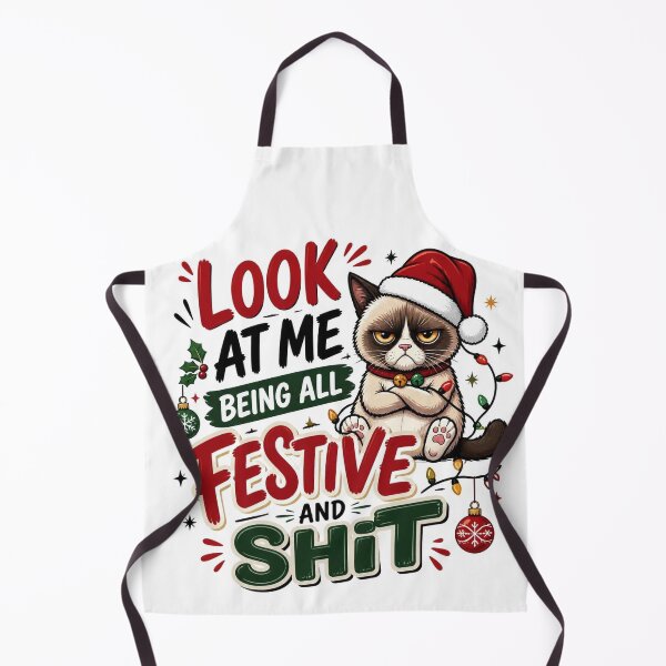 Item preview, Festive Grump Cat designed and sold by EdicrisR.