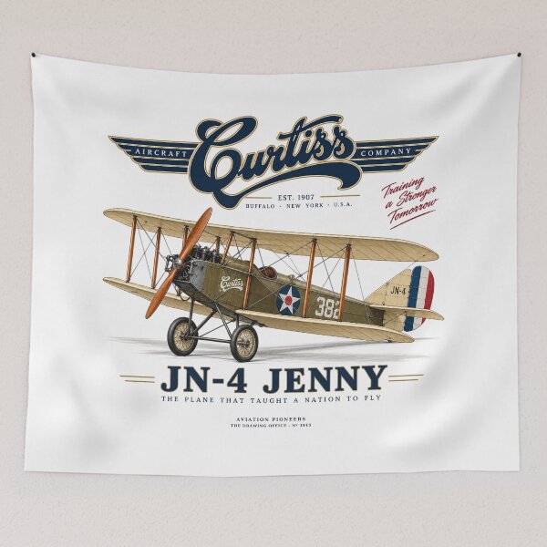 Item preview, Curtiss JN-4 Jenny – The plane that taught a nation to fly designed and sold by The Drawing Office.