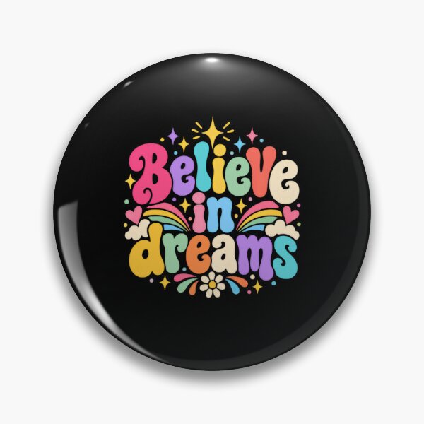 Item preview, Believe In Dreams Motivational Quote Positive Message Dreamer designed and sold by RetroMini2026.