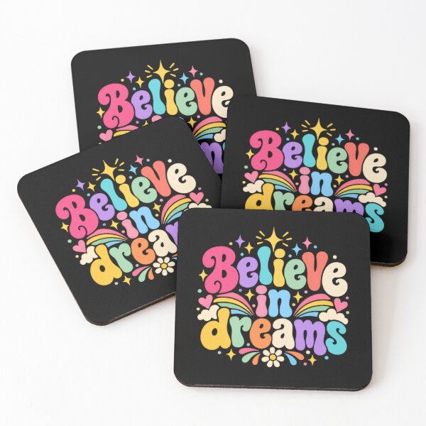 Item preview, Believe In Dreams Motivational Quote Positive Message Dreamer designed and sold by RetroMini2026.