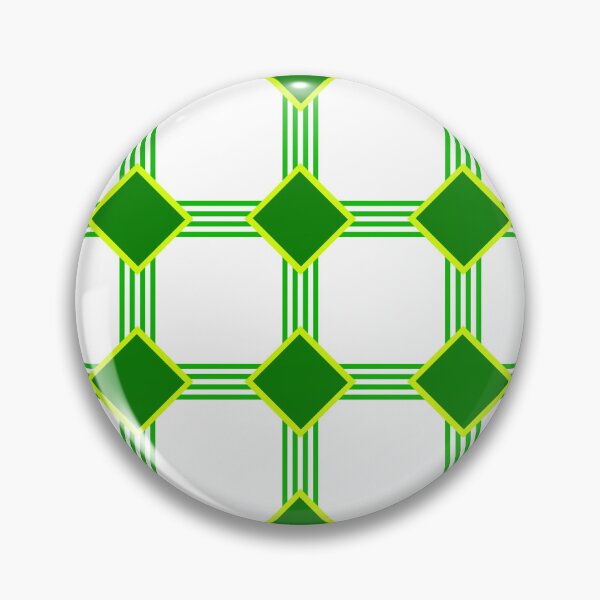 Item preview, Emerald Network: Geometric Pattern of Rhombuses and Green Grid designed and sold by p-Phictures4.