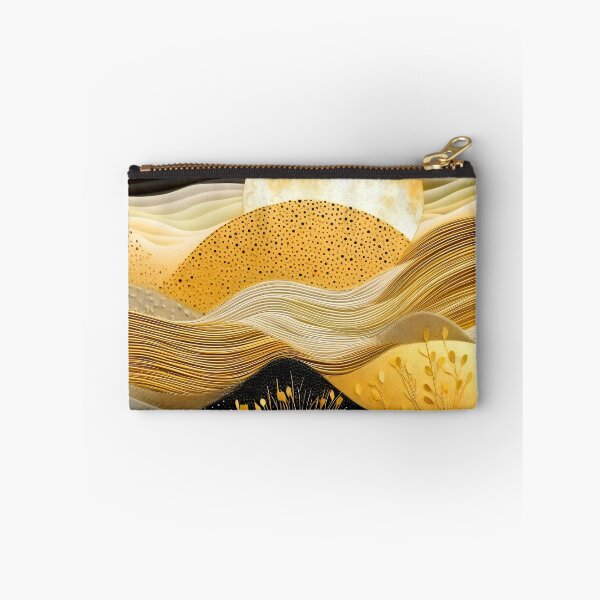 Item preview, Golden Sunset Over Shadowy Mountains Abstract Art designed and sold by DEC02.