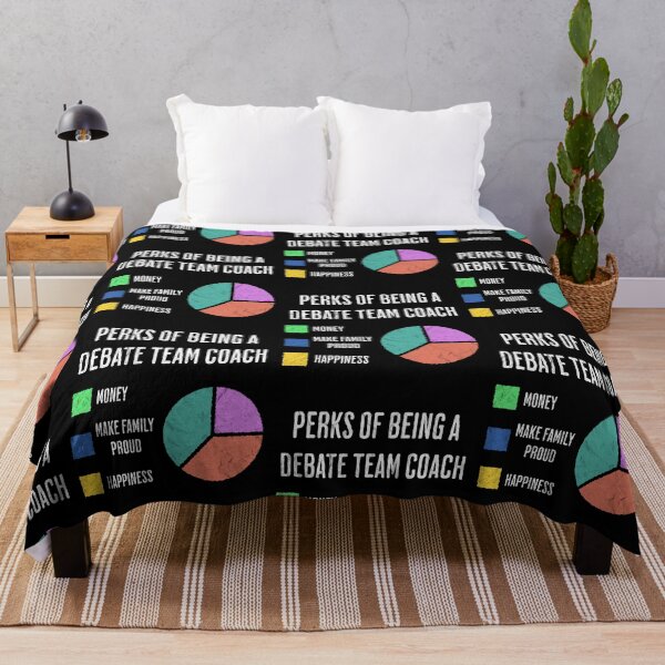 Item preview, Funny Debate Team Coach Job Perks Pie Chart designed and sold by d247.