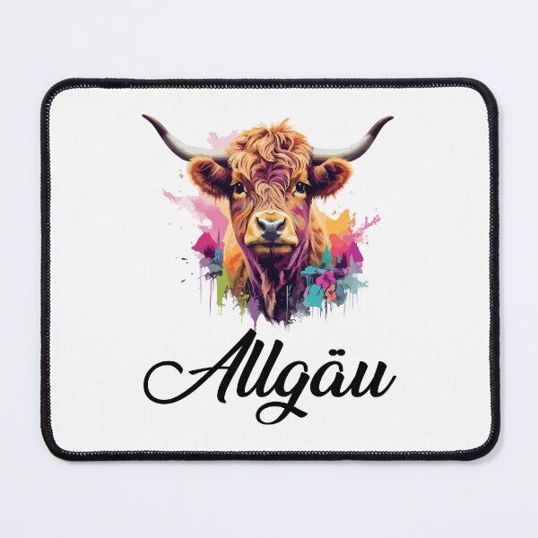 Item preview, Allgäu cow Highland cattle watercolor colorful designed and sold by Loona97.