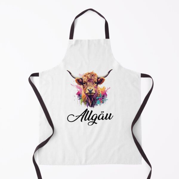 Item preview, Allgäu cow Highland cattle watercolor colorful designed and sold by Loona97.