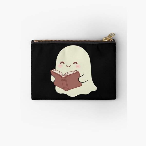 Item preview, Cute Kawaii Ghost Reading a Book Cute Spooky Reader Gift designed and sold by Hallowed Artistry.