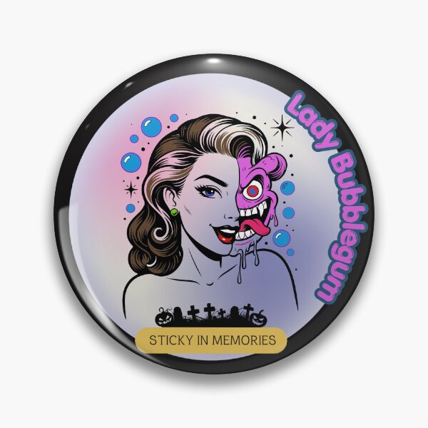 Item preview, Lady Bubblegum – Personaje Fantástico Mitad Humana y Mitad Chicle designed and sold by creepyprints.