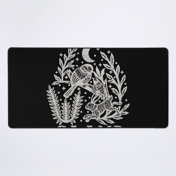 Item preview, CAAMPS Nature Bird Rabbit Moon Stars  designed and sold by TinaFangcao.