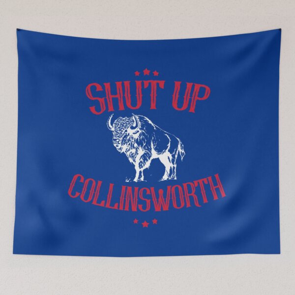 Item preview, Shut Up Collinsworth Sunday Football Meme designed and sold by janicejc.