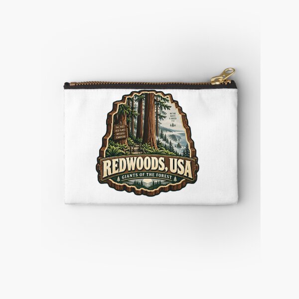 Item preview, Redwoods, USA Giants Of The Forest Redwood National Park California Trees Nature Wilderness Hiking Camping designed and sold by Simsimah26Parks.