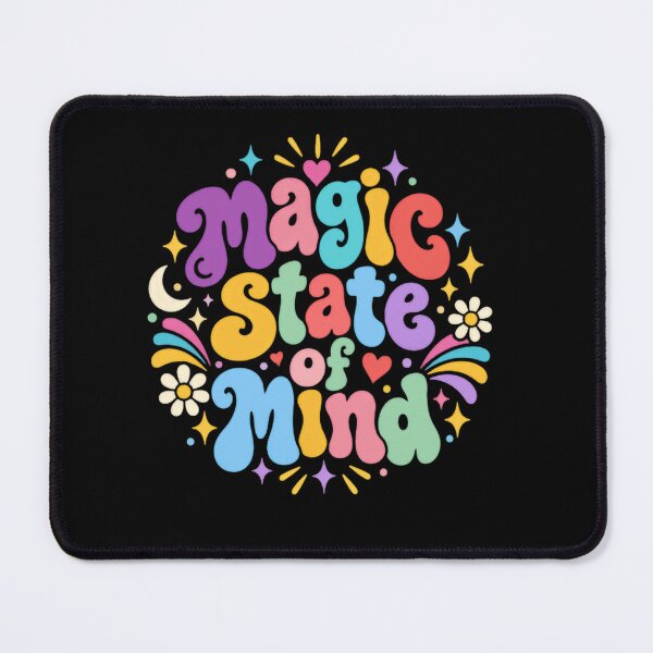 Item preview, Magic State Of Mind Positive Mindset Good Vibes Spiritual Mindfulness Retro Wellness designed and sold by RetroMini2026.