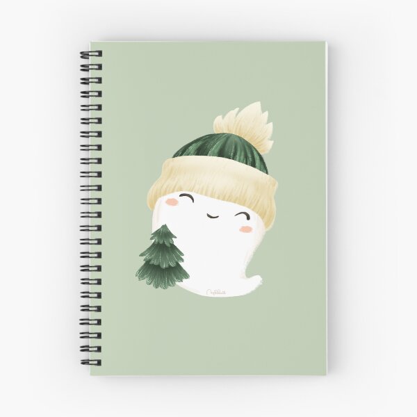 Item preview, Mini Winter Ghost with a Little Fir Tree designed and sold by MiItchu.