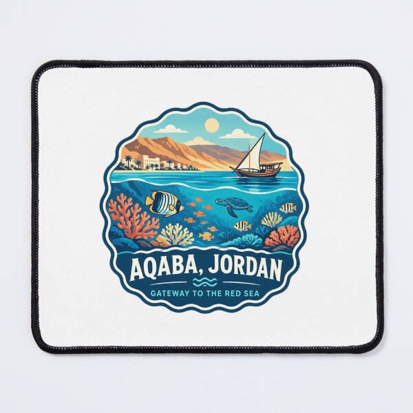 Item preview, Aqaba Jordan Gateway To The Red Sea Travel Destination Souvenir designed and sold by Simsimah26Parks.