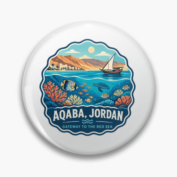 Item preview, Aqaba Jordan Gateway To The Red Sea Travel Destination Souvenir designed and sold by Simsimah26Parks.