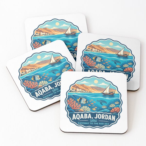 Item preview, Aqaba Jordan Gateway To The Red Sea Travel Destination Souvenir designed and sold by Simsimah26Parks.
