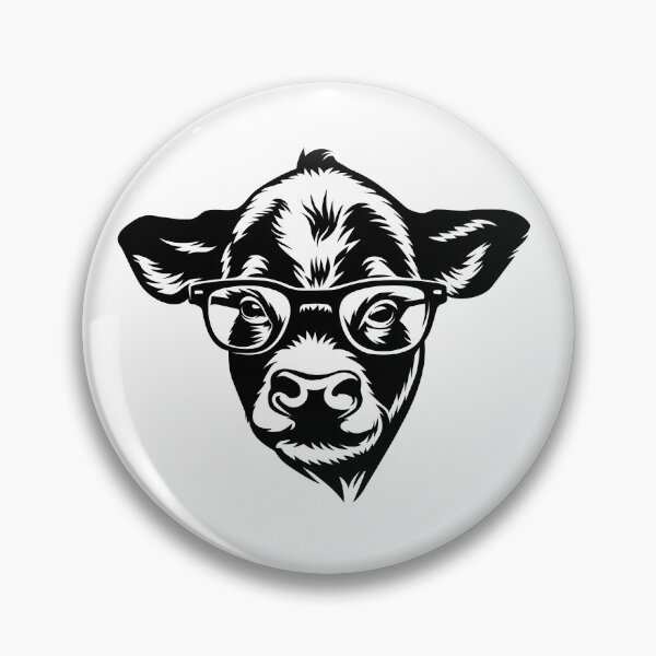 Item preview, cow cute, cow funny, cow boy, cow sticker. designed and sold by Tonsala.