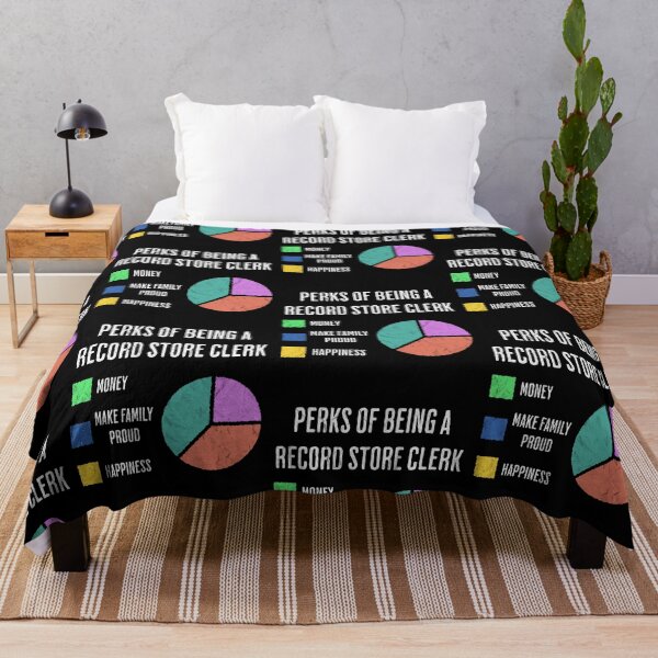 Item preview, Record Store Clerk Job Perks Funny Music Vinyl designed and sold by d247.