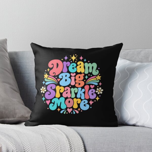 Item preview, Dream Big Sparkle More Inspirational Women Motivational Girls Positive Affirmation designed and sold by RetroMini2026.