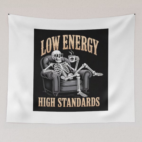 Item preview, Lazy Skeleton Coffee designed and sold by Masonoliver.
