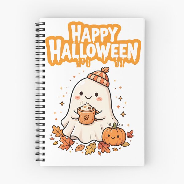 Item preview, Cute Halloween Ghost Pumpkin Spice Latte Cozy Halloween Sublimation, Spooky Coffee Clipart designed and sold by issacnova.