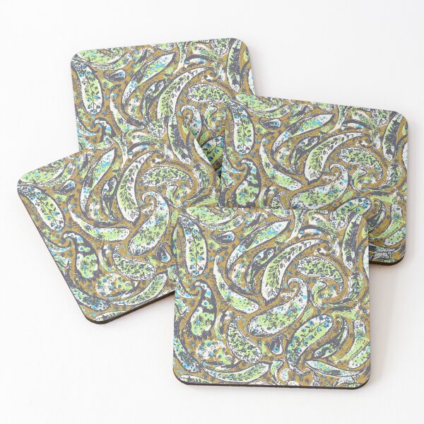 Item preview, Colorful boho shabby chick paisley pattern designed and sold by bokasin.