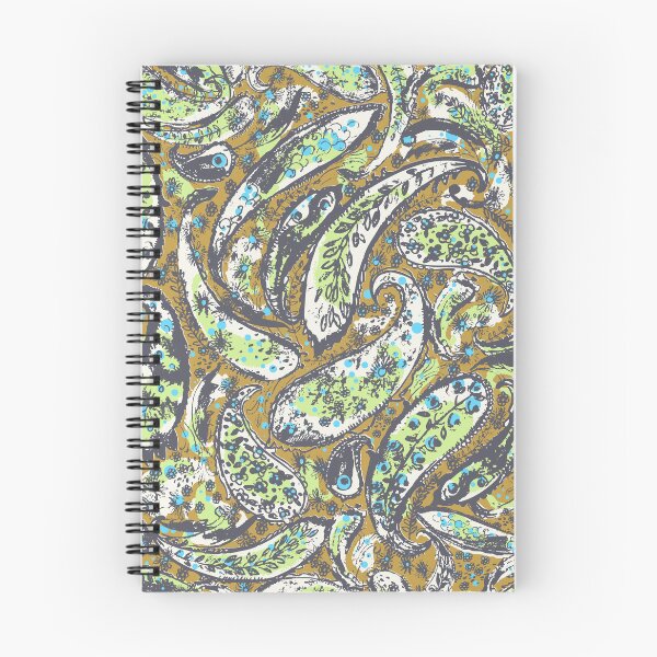 Item preview, Colorful boho shabby chick paisley pattern designed and sold by bokasin.