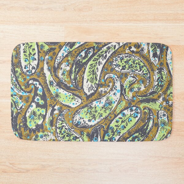 Item preview, Colorful boho shabby chick paisley pattern designed and sold by bokasin.