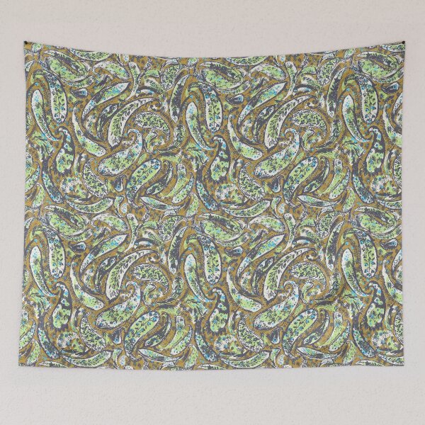 Item preview, Colorful boho shabby chick paisley pattern designed and sold by bokasin.