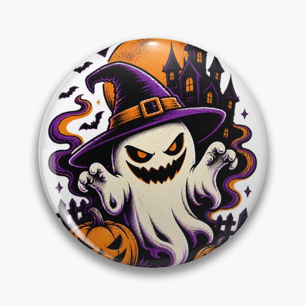 Item preview, Retro Spooky Vintage Halloween Design with Classic Horror Elements designed and sold by Me0wGirl.