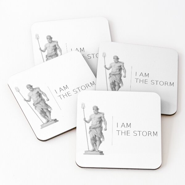 Item preview, Poseidon God of the Sea Minimalist Art designed and sold by MEET THE MYTH.