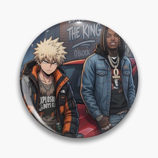 Item preview, Bakugo and King Von designed and sold by KJackson187.