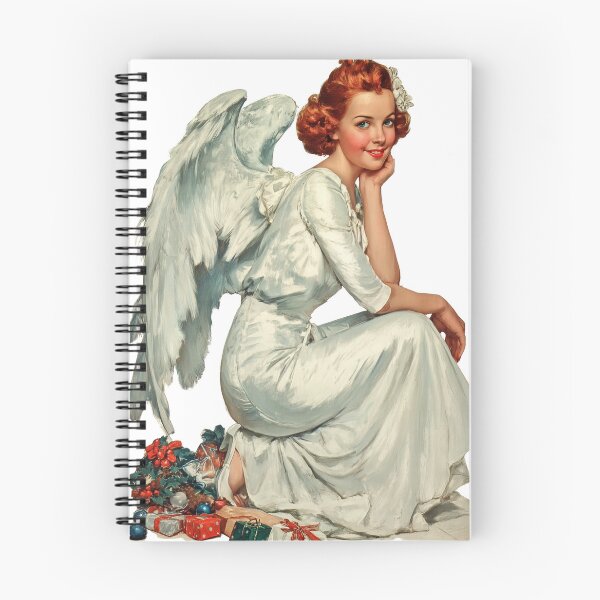 Item preview, Retro Christmas angel card designed and sold by MendaciousMina.